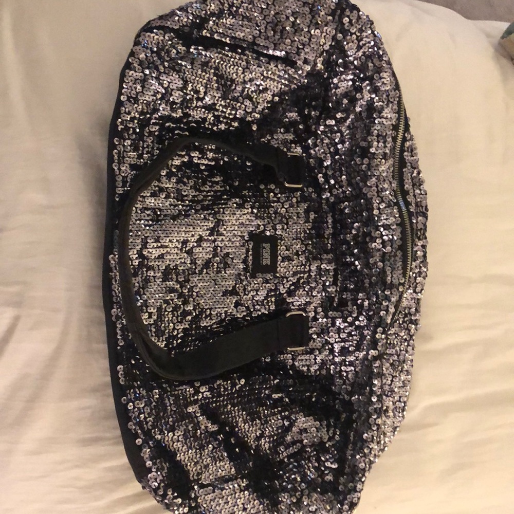 Sequin duffle bag